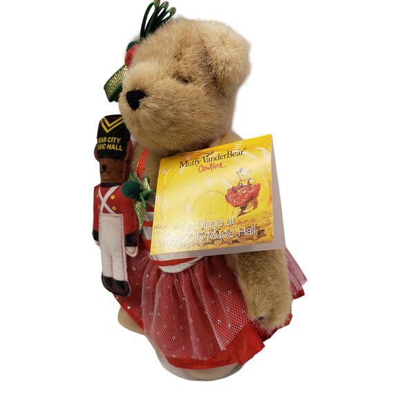 Limited Edition Vintage Muffy VanderBear Bear City Music Hall 2010 w Stand - Picture 10 of 16